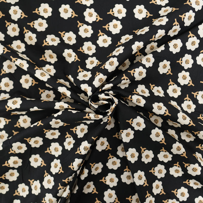 Popeline Betty Noire - Maison Klem